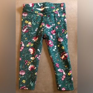 Janie and Jack floral ponte pant